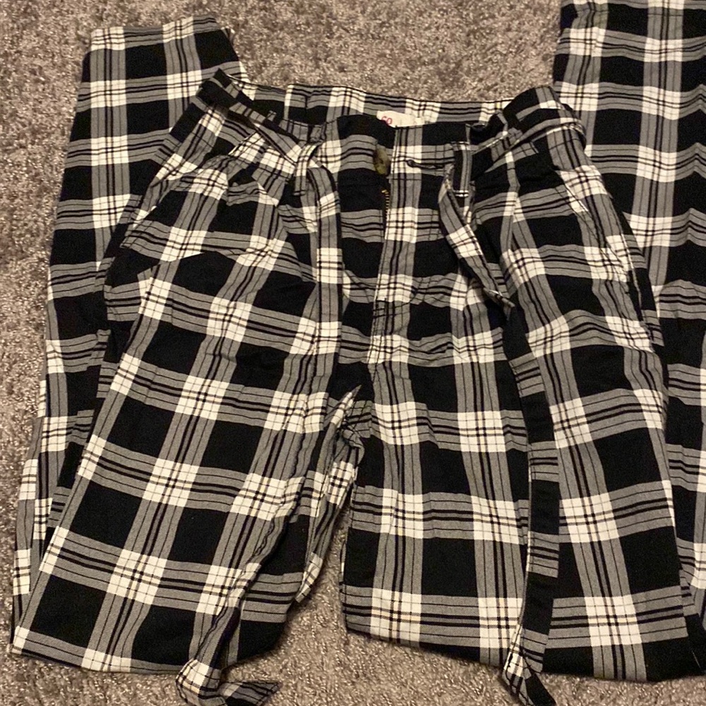 Checked Pants
